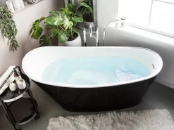Vasca da bagno freestanding BUENAVISTA 170 x 73 cm Nero