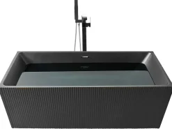 Vasca da bagno freestanding GOCTA 170 x 80 cm Nero