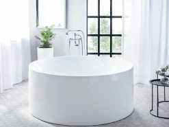 Vasca da bagno freestanding IBIZA 140 x 140 cm Bianco