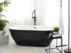 Vasca da bagno freestanding CARRERA 150 x 75 cm Nero
