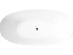 Vasca da bagno freestanding CHUBUT 170 x 80 cm Bianco