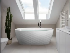 Vasca da bagno freestanding CHUBUT 170 x 80 cm Bianco