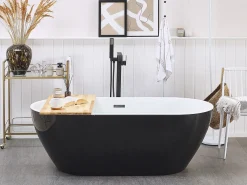 Vasca da bagno freestanding NEVIS 150 x 75 cm Nero