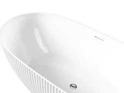 Vasca da bagno freestanding JUTAI 170 x 81 cm Bianco