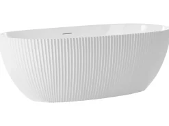 Vasca da bagno freestanding JUTAI 170 x 81 cm Bianco