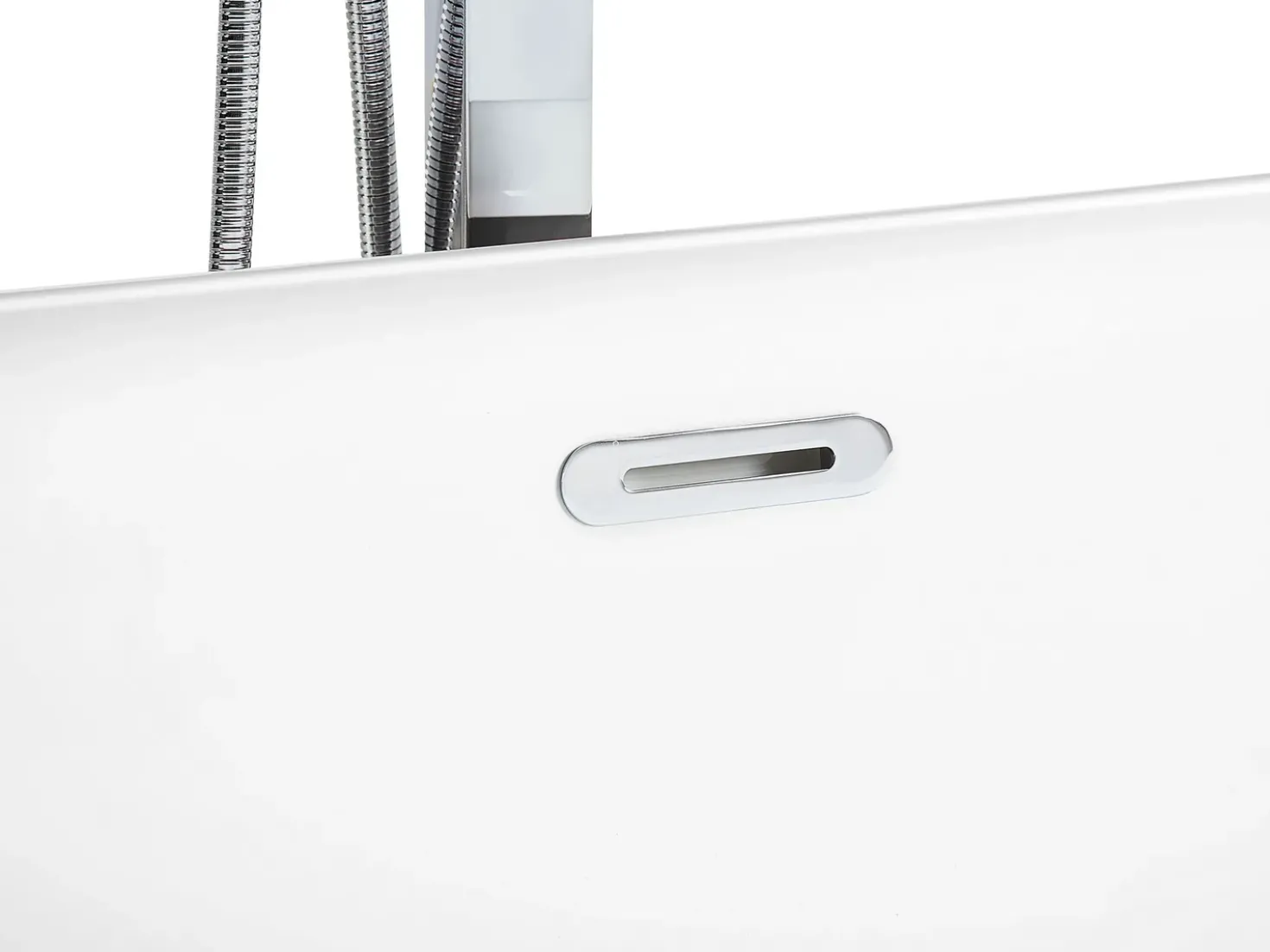 Vasca da bagno freestanding TESORO 170 x 77 cm Nero