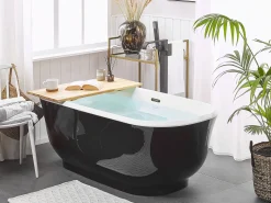 Vasca da bagno freestanding TESORO 170 x 77 cm Nero