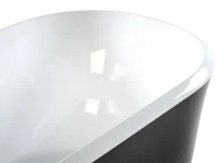 Vasca da bagno freestanding TESORO 170 x 77 cm Nero