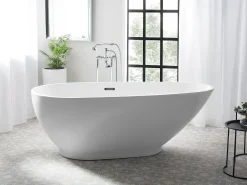 Vasca da bagno freestanding GUIANA 173 x 82 cm Bianco