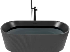 Vasca da bagno freestanding GOCTA 169 x 80 cm Nero