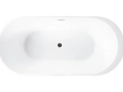 Vasca da bagno freestanding NEVIS 160 x 75 cm Rosso