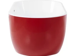 Vasca da bagno freestanding NEVIS 160 x 75 cm Rosso