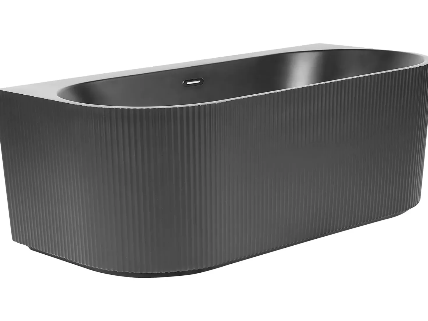 Vasca da bagno GOCTA 170 x 80 cm Nero