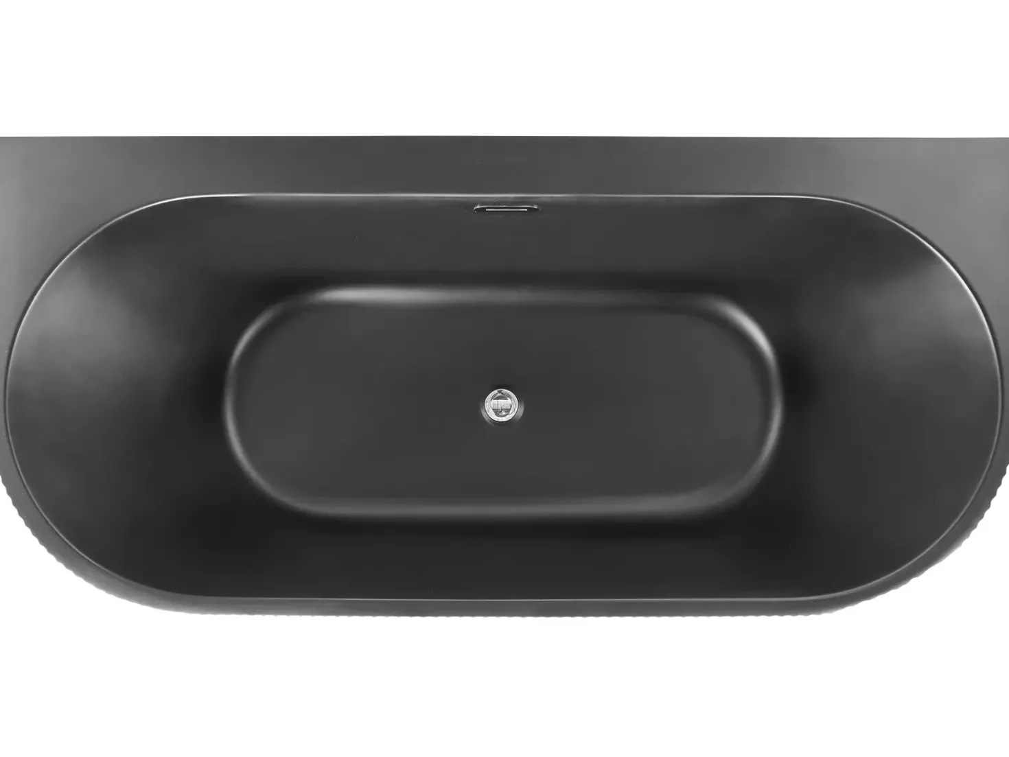 Vasca da bagno GOCTA 170 x 80 cm Nero
