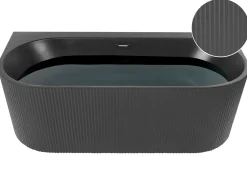Vasca da bagno GOCTA 170 x 80 cm Nero