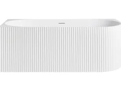 Vasca da bagno GOCTA Lato destro 170 x 78 cm Bianco