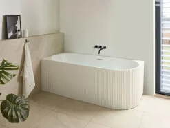 Vasca da bagno GOCTA Lato destro 170 x 78 cm Bianco