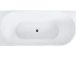 Vasca da bagno GOCTA Lato destro 170 x 78 cm Bianco