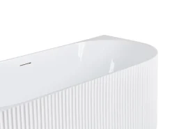 Vasca da bagno GOCTA Lato destro 170 x 78 cm Bianco