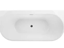 Vasca da bagno HARVEY 170 x 80 cm Nero/Bianco
