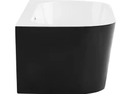 Vasca da bagno HARVEY 170 x 80 cm Nero/Bianco
