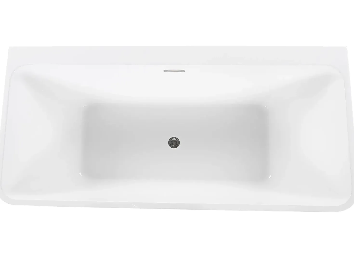 Vasca da bagno HASSEL 170 x 80 cm Bianco