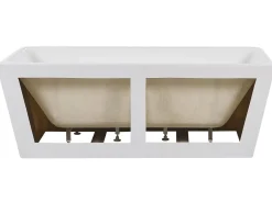 Vasca da bagno HASSEL 170 x 80 cm Bianco