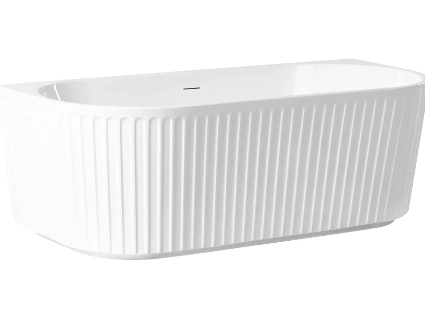 Vasca da bagno SERENA 170 x 80 cm Bianco
