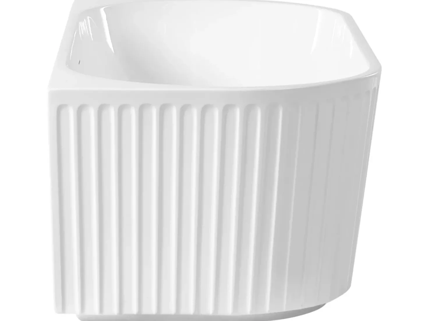 Vasca da bagno SERENA 170 x 80 cm Bianco