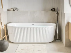 Vasca da bagno SERENA 170 x 80 cm Bianco
