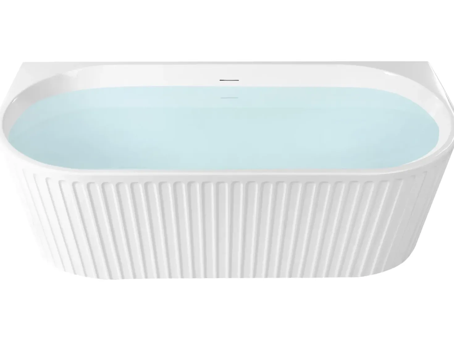 Vasca da bagno SERENA 170 x 80 cm Bianco