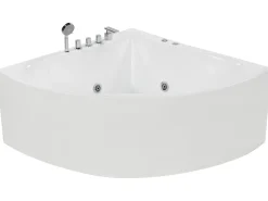 Vasca idromassaggio angolare ISLITA 187 x 133 cm Bianco