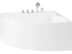 Vasca idromassaggio angolare ISLITA 187 x 133 cm Bianco