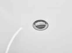 Vasca idromassaggio angolare con LED BAYAMO Lato destro 170 x 120 cm Bianco
