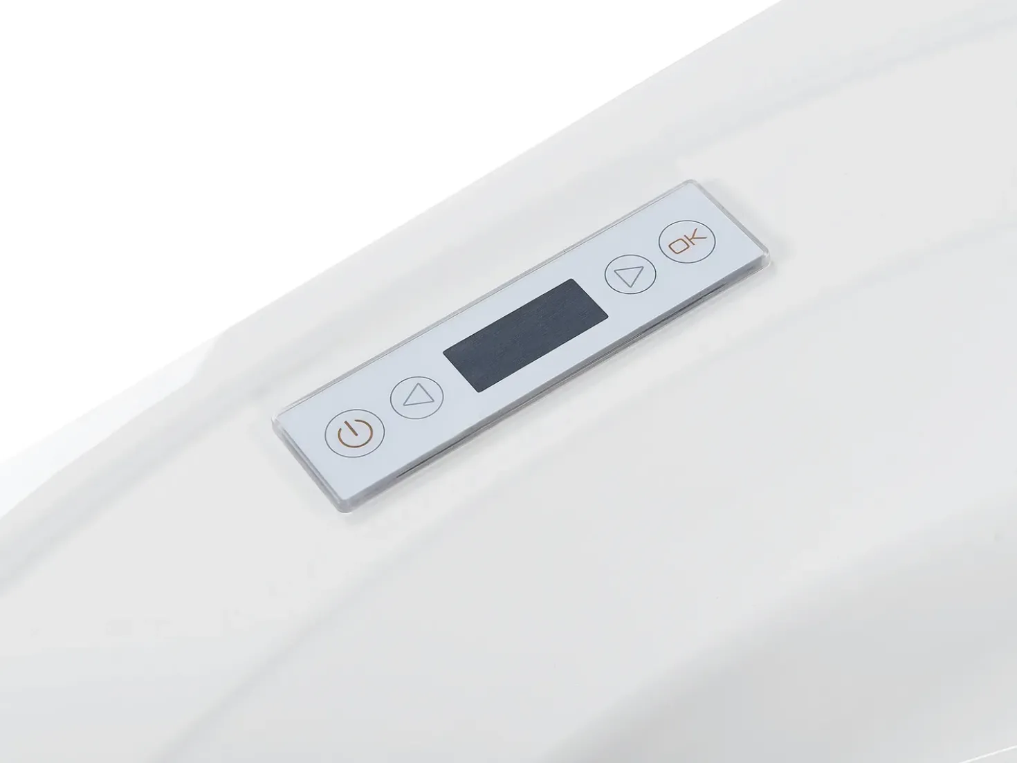 Vasca idromassaggio angolare con LED MILANO con altoparlante Bluetooth integrato 181 x 150 cm Bianco