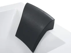 Vasca idromassaggio angolare con LED VARADERO Lato Sinistro 183 x 90 cm Bianco