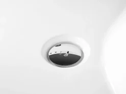 Vasca idromassaggio angolare con LED CALAMA Lato Sinistro 180 x 120 cm Bianco