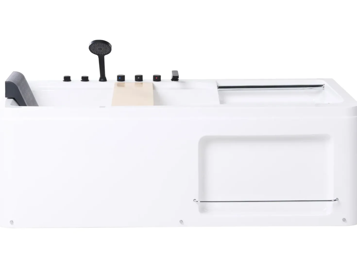 Vasca idromassaggio angolare CAMALU 180 x 86 cm Bianco