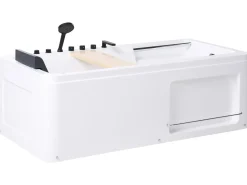 Vasca idromassaggio angolare CAMALU 180 x 86 cm Bianco