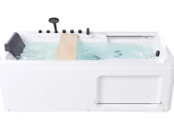 Vasca idromassaggio angolare CAMALU 180 x 86 cm Bianco