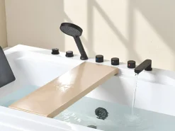 Vasca idromassaggio angolare CAMALU 180 x 86 cm Bianco