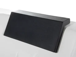 Vasca idromassaggio angolare con LED SAMANA 174 x 79 cm Bianco