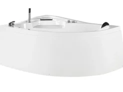 Vasca idromassaggio angolare con LED NEIVA Lato destro 150 x 100 cm Bianco