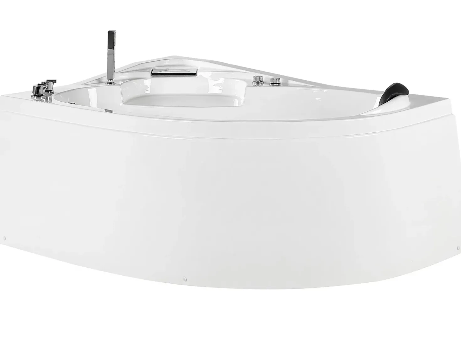 Vasca idromassaggio angolare con LED NEIVA Lato destro 150 x 100 cm Bianco