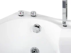 Vasca idromassaggio angolare con LED NEIVA Lato destro 150 x 100 cm Bianco