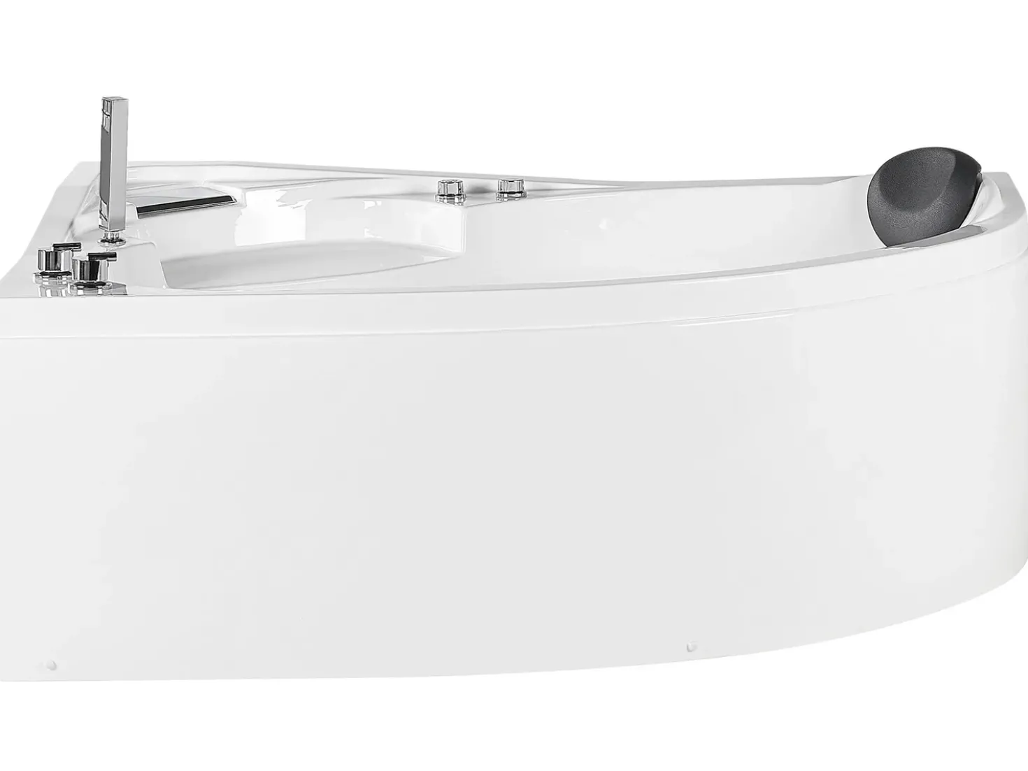 Vasca idromassaggio angolare con LED NEIVA Lato destro 150 x 100 cm Bianco