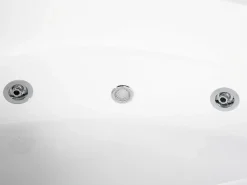 Vasca idromassaggio angolare con LED NEIVA Lato destro 150 x 100 cm Bianco
