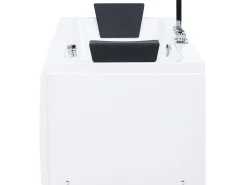 Vasca idromassaggio angolare con LED GALLEY 170 x 75 cm Bianco