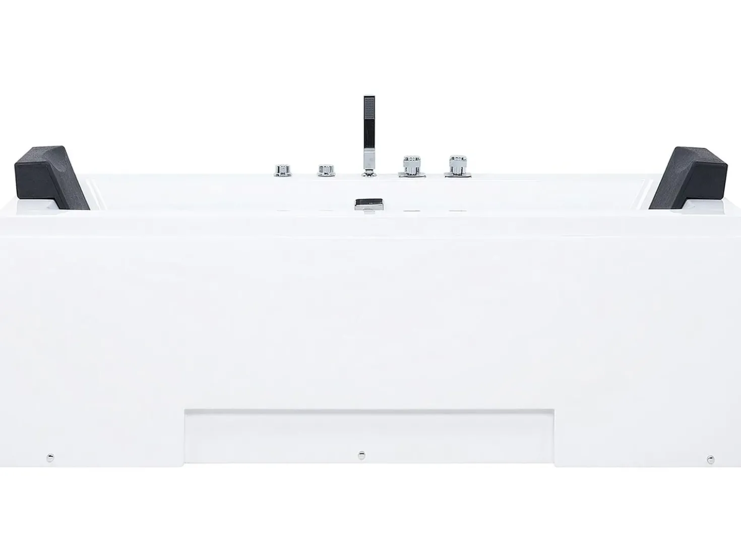 Vasca idromassaggio angolare con LED GALLEY 170 x 75 cm Bianco