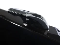 Vasca idromassaggio angolare con LED VARADERO Lato destro 183 x 90 cm Nero
